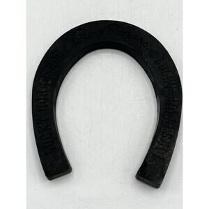 Vintage Roy Rogers Lucky Horseshoe Trigger Ohio Art Co 1950s Rubber Black